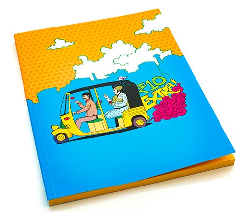 Rs. 10 Extra notebook, angled front view